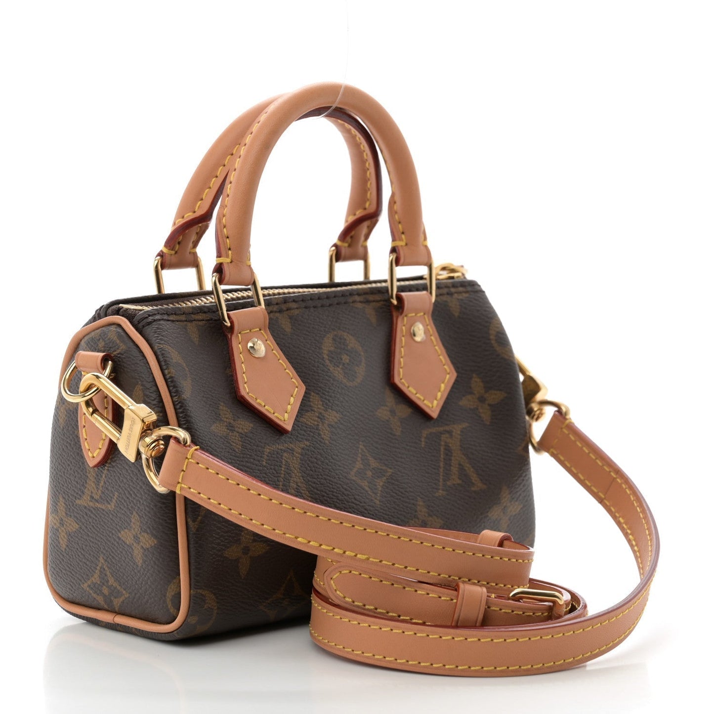 Louis Vuitton Monogram Nano Speedy Bandouliere