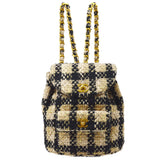 CHANEL Tweed DUMA Backpack Medium 40328