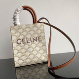 CABAS TRIOMPHE 21 WHITE CANVAS TOTE Amelia Amelia