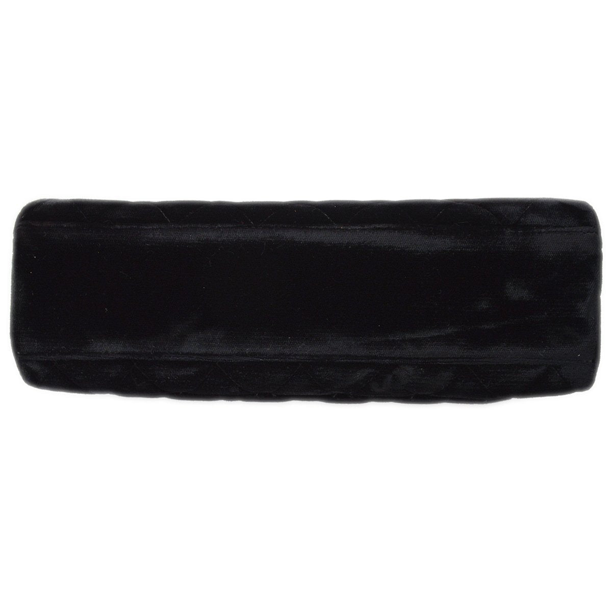 CHANEL 1996-1997 Black Velvet Quilted Kelly 25 10343
