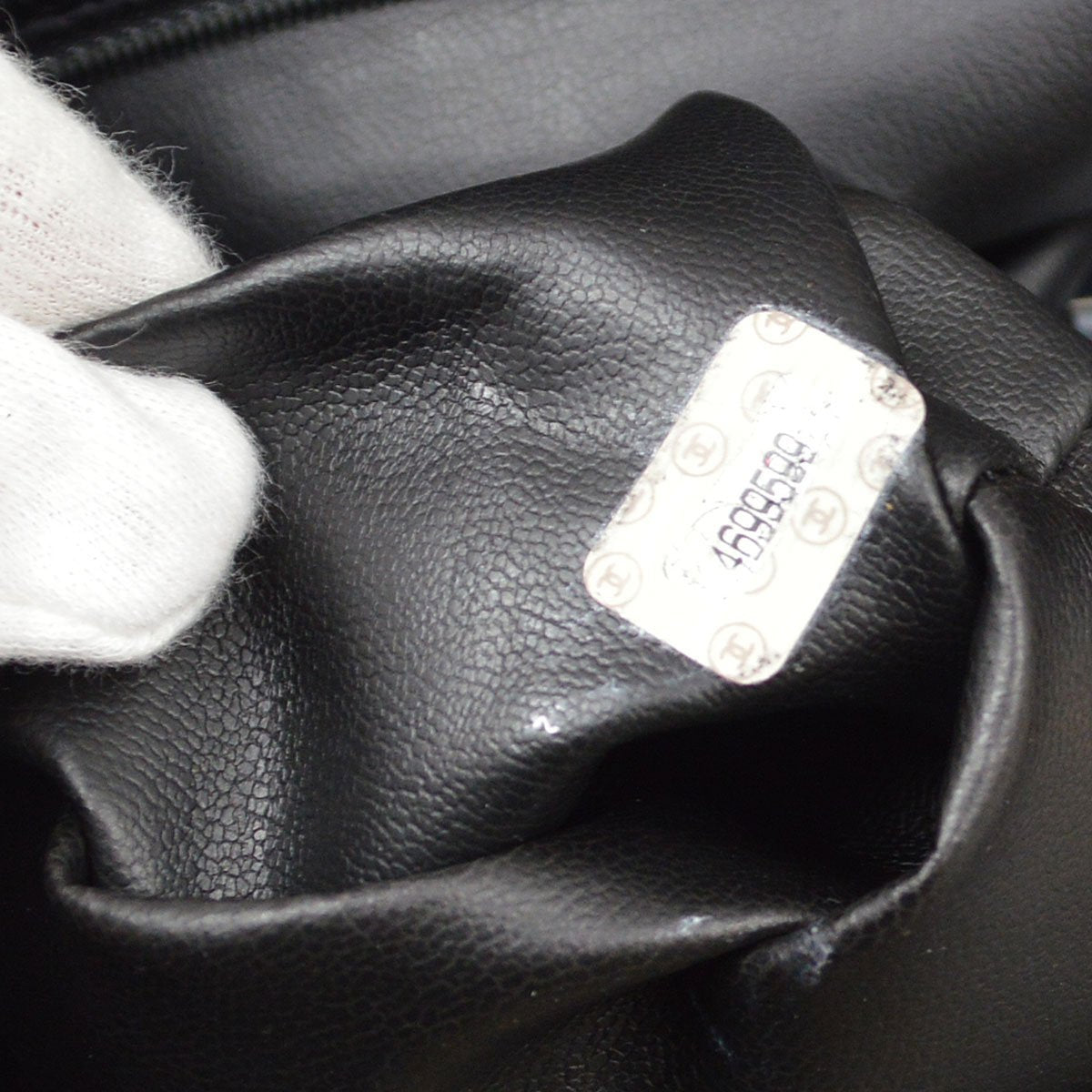 CHANEL 1996-1997 Black Caviar Tote XL 70881
