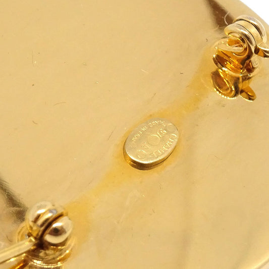 CHANEL 1997 Silver & Gold CC Turnlock Brooch 91494