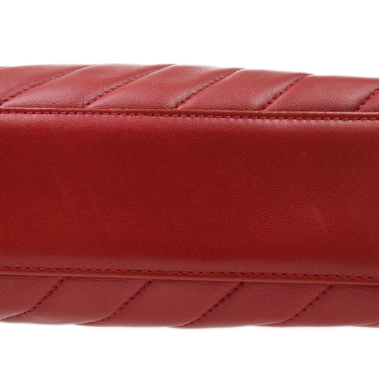 CHANEL 1994-1996 Red Lambskin Quilted Camera Bag Mini 61270