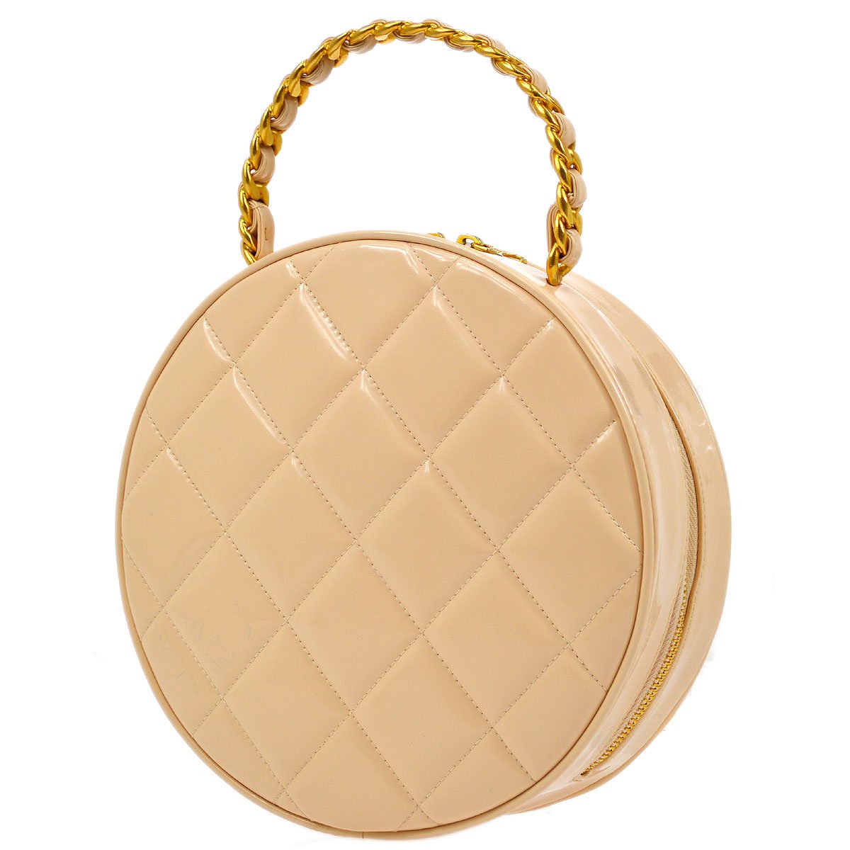 CHANEL 1994-1996 Round Vanity Handbag 92442
