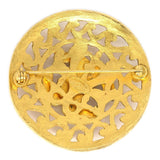 CHANEL 1996 Brooch 24k gold plate 92590