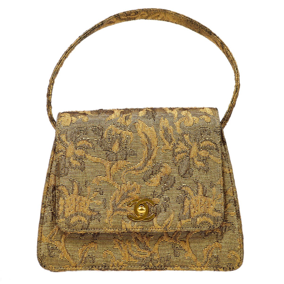 CHANEL Floral-Jacquard Handbag 62778