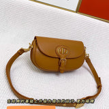 MINI BOAmeliaY EAST-WEST 20 BAG IN CHOCOLATE BROWN CALFSKIN Amelia