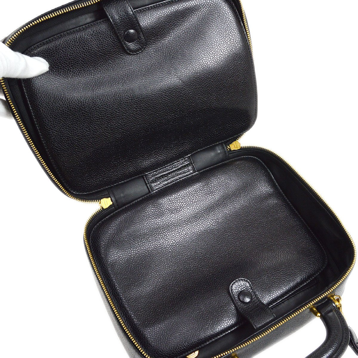 CHANEL 1997-1999 Timeless Lunch Box Vanity Medium 01129