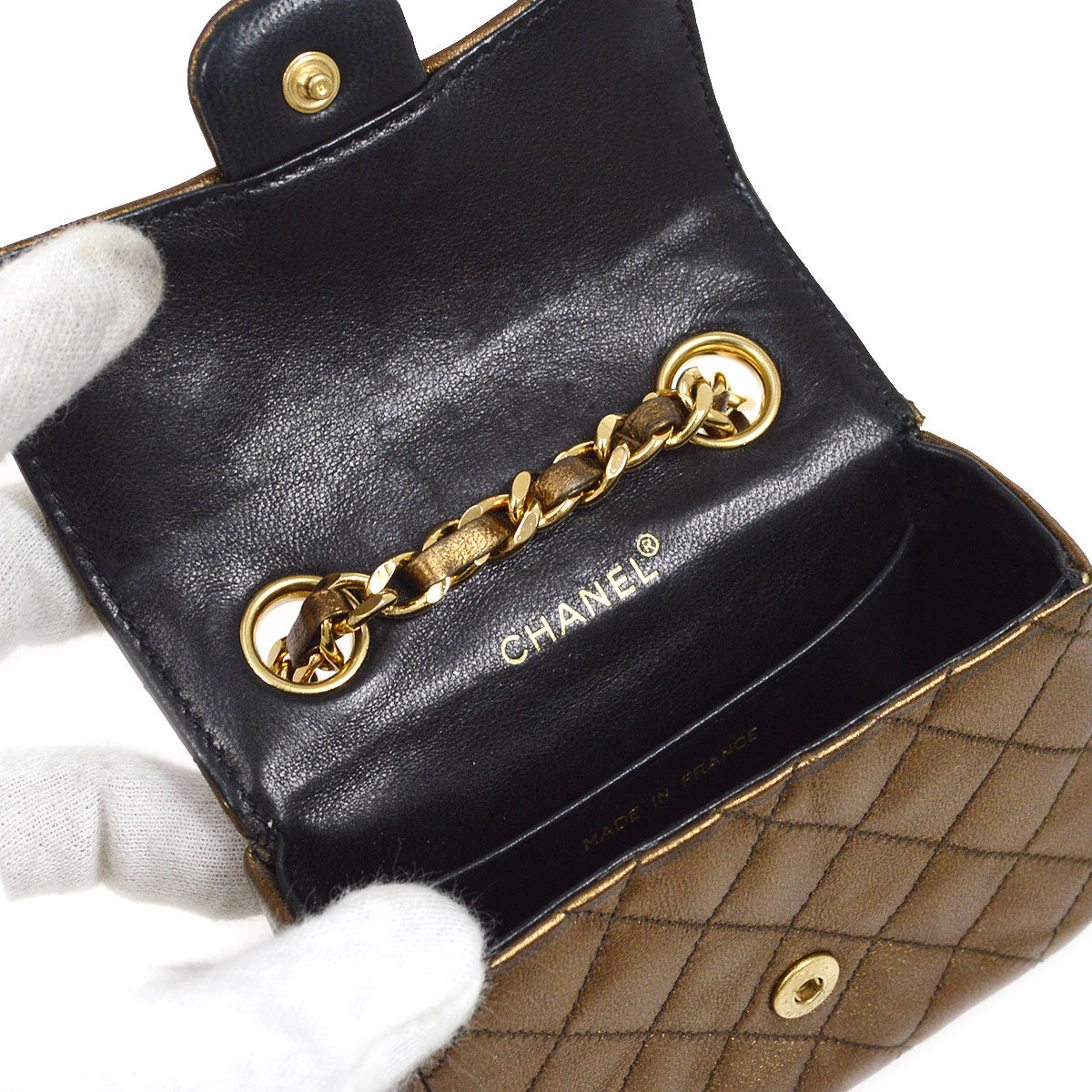 CHANEL 1997-1999 Micro Bag Charm AK38641j