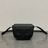FOLCO CUIR TRIOMPHE 18 IN BLACK CALFSKIN Amelia Amelia