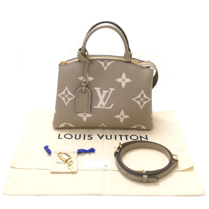 Louis Vuitton Petit Palais PM Monogram Implant Shoulder Bag