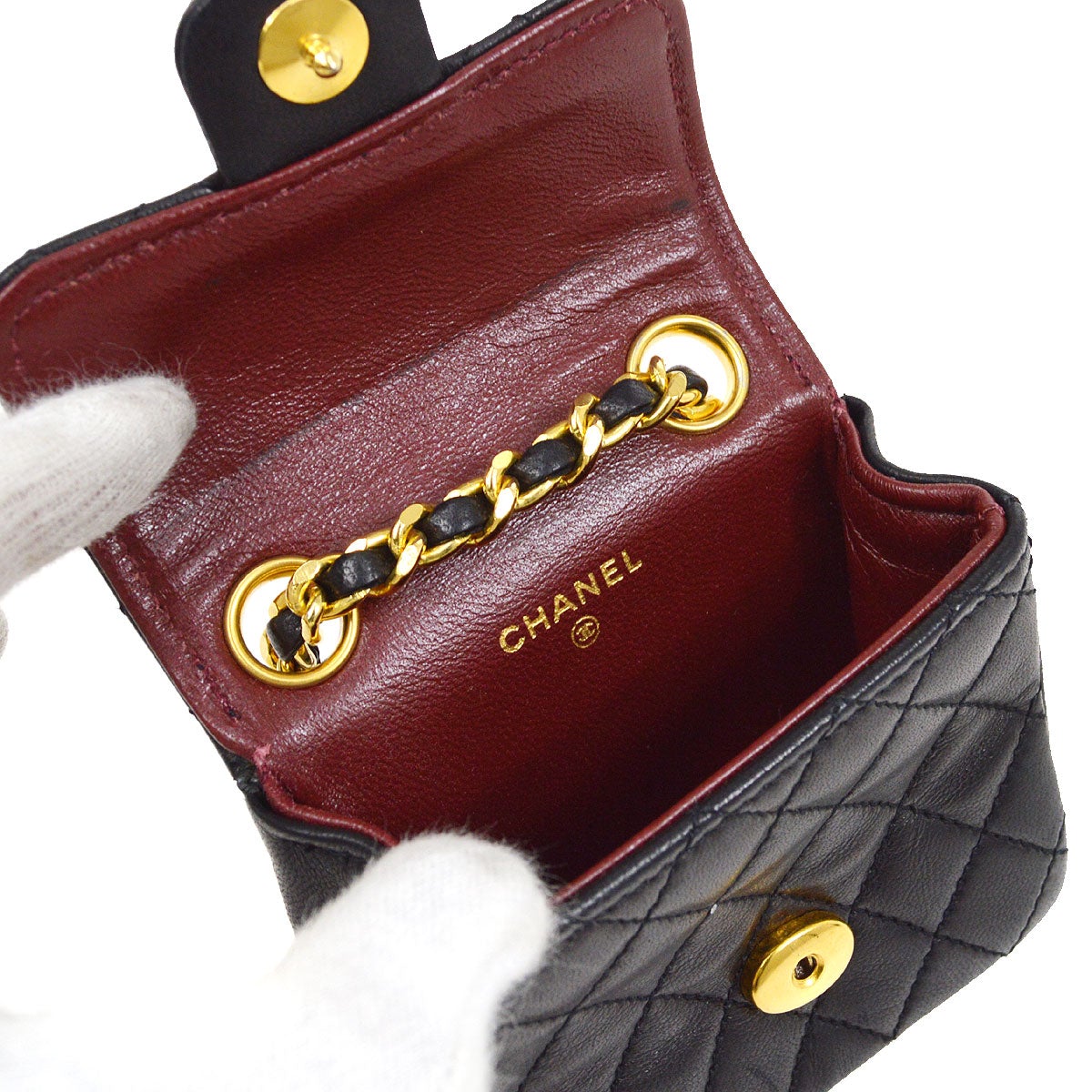 CHANEL Micro bag Charm 43089