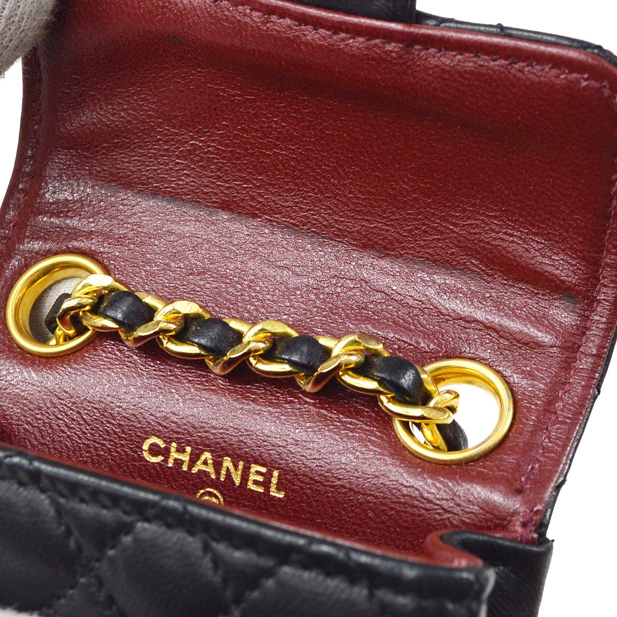 CHANEL Micro bag Charm 43089