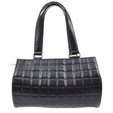 CHANEL 2001-2003 Black Lambskin Choco Bar Handbag 05309