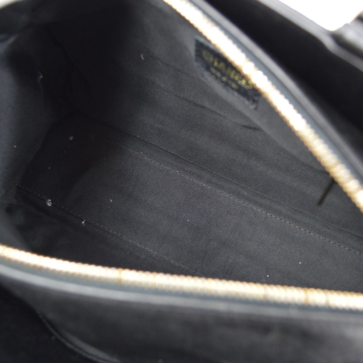 CHANEL 2001-2003 Black Lambskin Choco Bar Handbag 05309