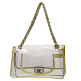 CHANEL 2006-2008 PVC Classic Single Flap Bag Large