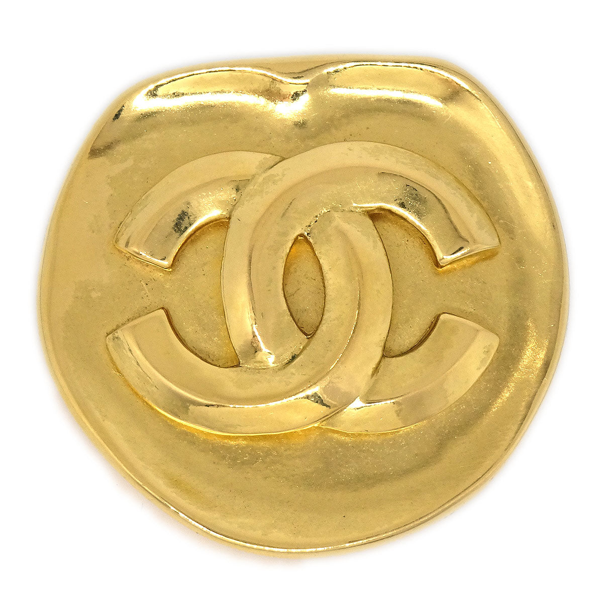 CHANEL 1996 Brooch Pin Gold 13247