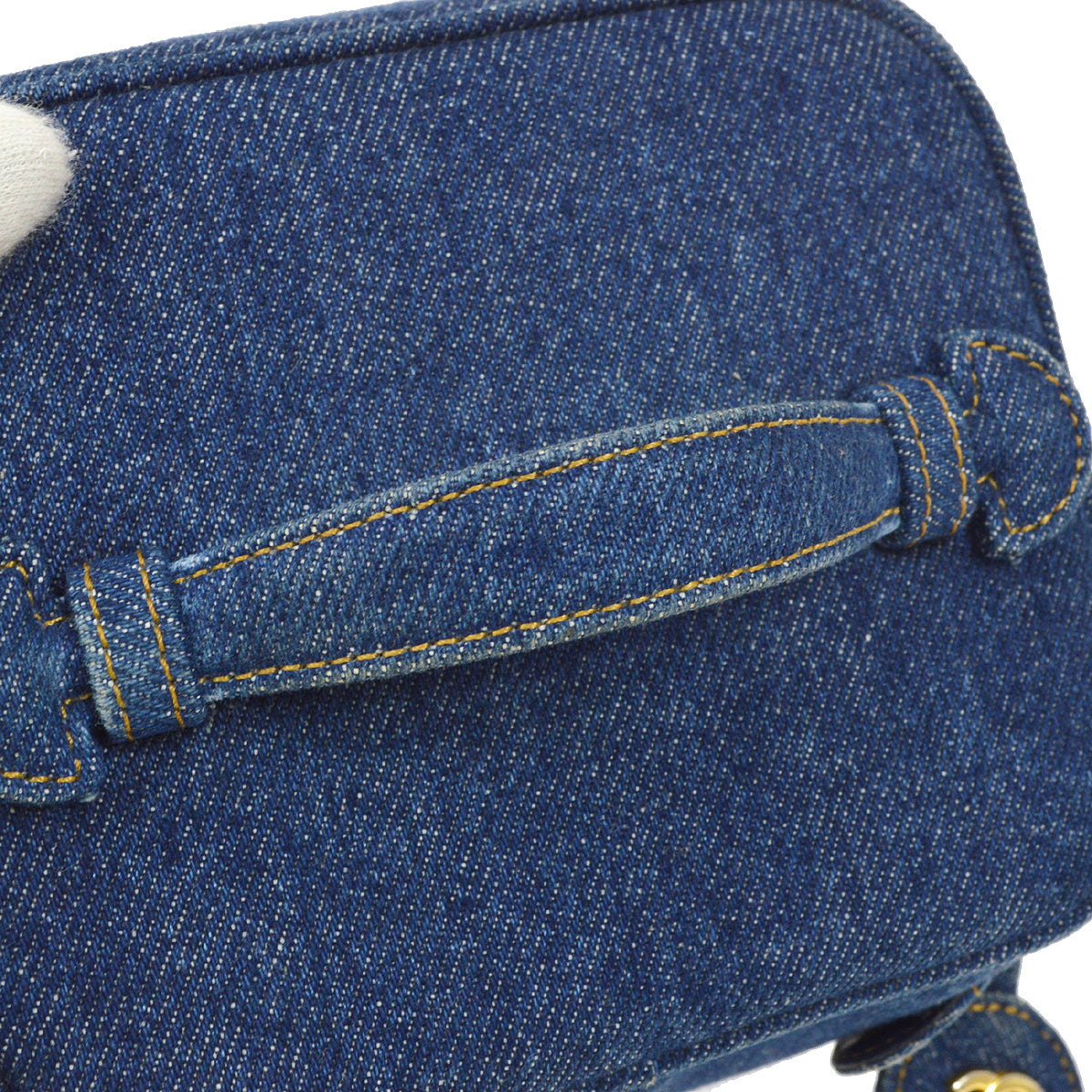 CHANEL 1996-1997 Denim Timeless Handbag 22669