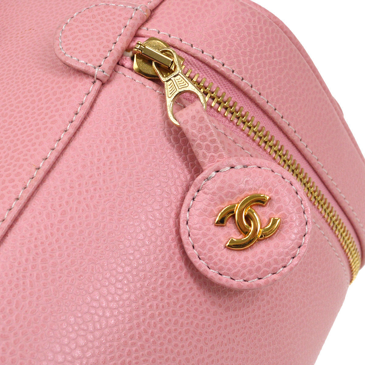 CHANEL 2004-2005 Pink Caviar Timeless Handbag 44192