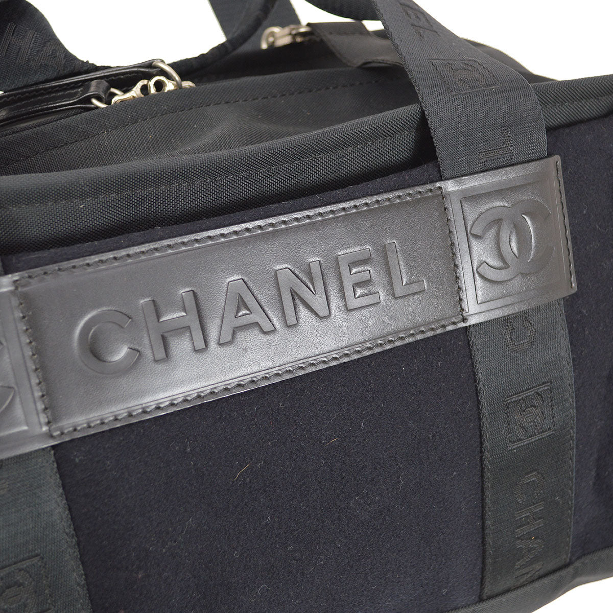 CHANEL 2004-2005 Sport Line Boston 40 Black 01485