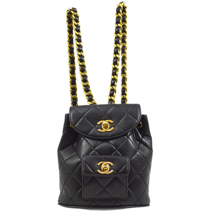CHANEL DUMA Quilted Chain Backpack Mini 43924
