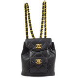 CHANEL DUMA Quilted Chain Backpack Mini 43924