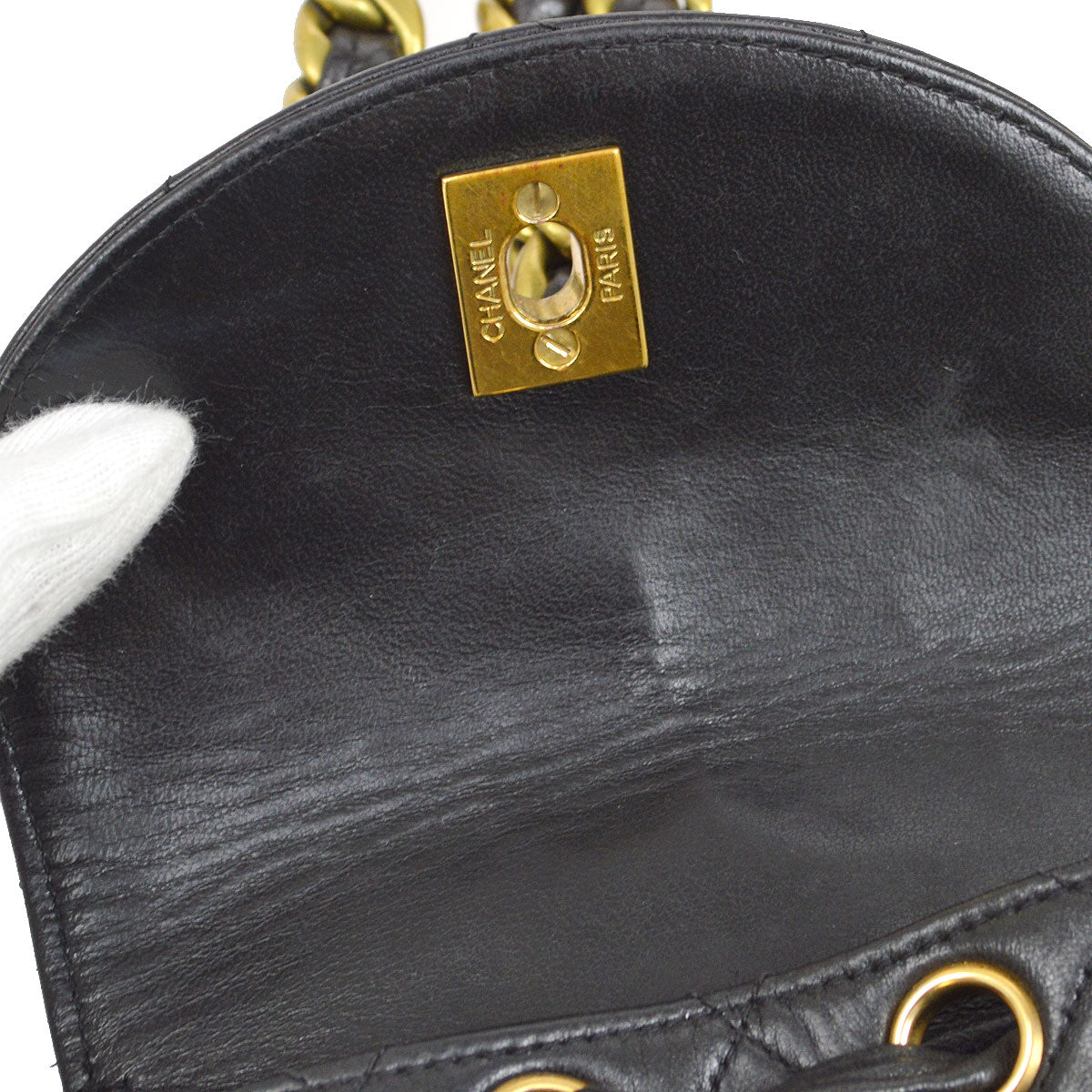 CHANEL DUMA Quilted Chain Backpack Mini 43924