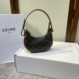 AVA BAG 75MM IN BLACK TRIOMPHE CANVAS AND CALFSKIN Amelia