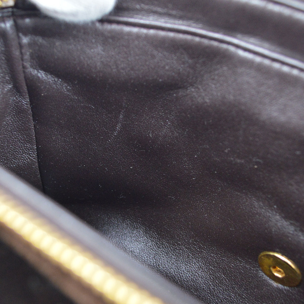 CHANEL 1994-1996 Brown Velvet Classic Flap Backpack Medium 74286