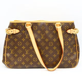 Louis Vuitton PVC Leather Batignolles Horizontal Handbag