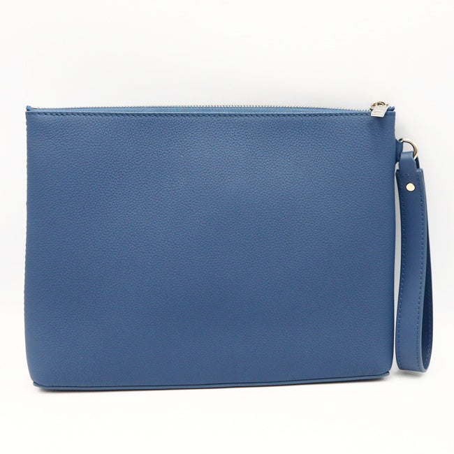 Louis Vuitton Pochette Ipad Bag Blue Leather