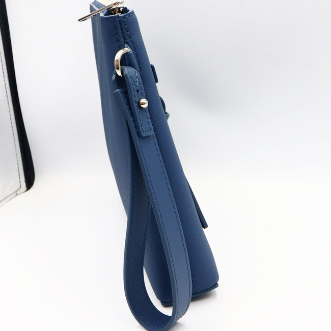 Louis Vuitton Pochette Ipad Bag Blue Leather