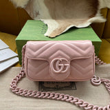 MARMONT MINI HANDBAG 16 IN LIGHT PINK CALFSKIN Amelia