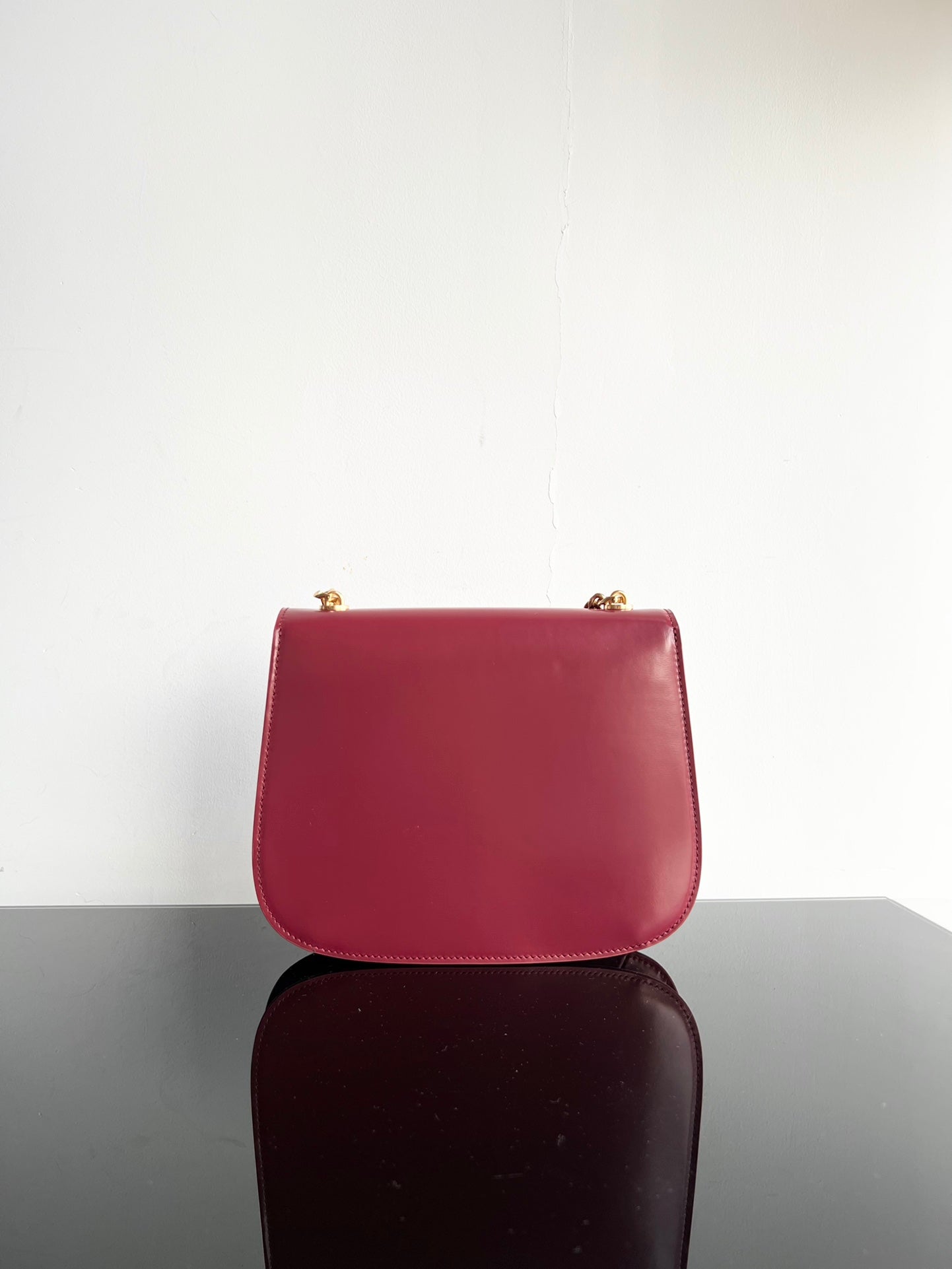 BESACE TRIPHOME 24 RUAmelia RED GLOSSY CALFSKIN Amelia Amelia
