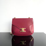 BESACE TRIPHOME 24 RUAmelia RED GLOSSY CALFSKIN