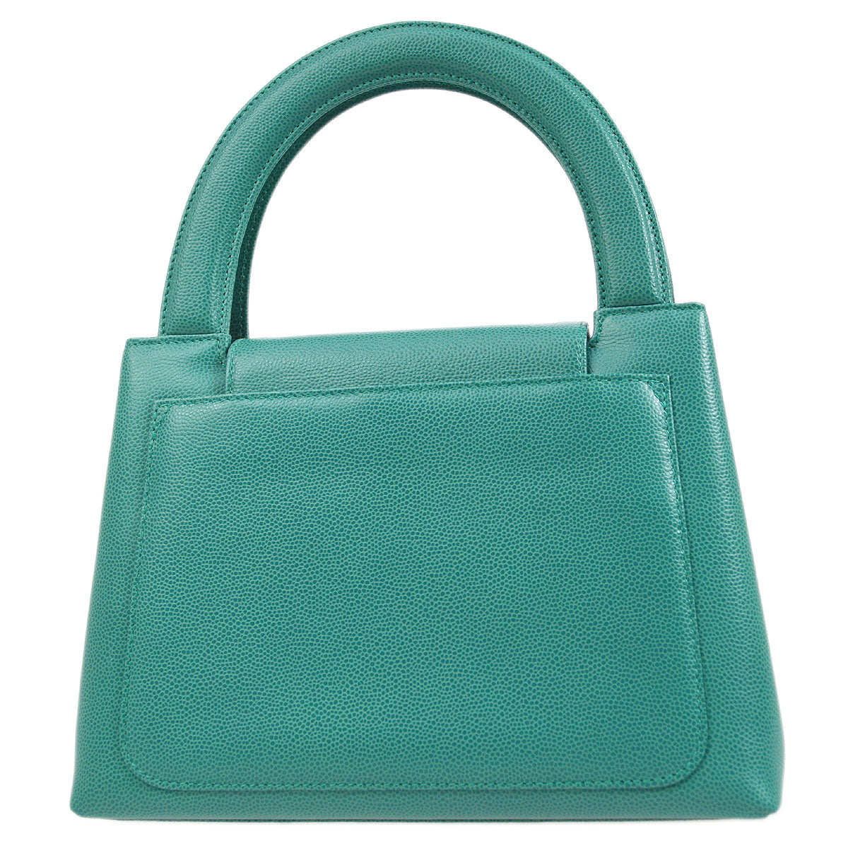CHANEL 1998 Blue Caviar Handbag Small 85672