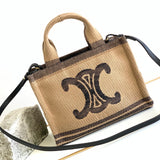 TRIOMPHE 26 FABRIC BLACK BROWN BAG
