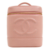 CHANEL 2003-2004 Pink Caviar Timeless Vanity Handbag 85702