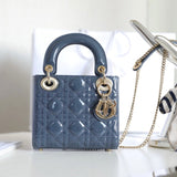LADY 17 IN SKY AEGEAN BLUE WITH CANNAGE PATTERN Amelia