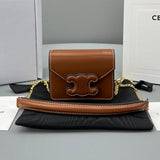 CUIR TRIPHOME 11 CINNAMON BROWN CALFSKIN Amelia Amelia