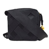 CHANEL 1991-1994 Camera Bag Mini Black satin AK34114b