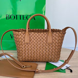 MINI CABAT 20 IN BRONZE BROWN LAMBSKIN Amelia