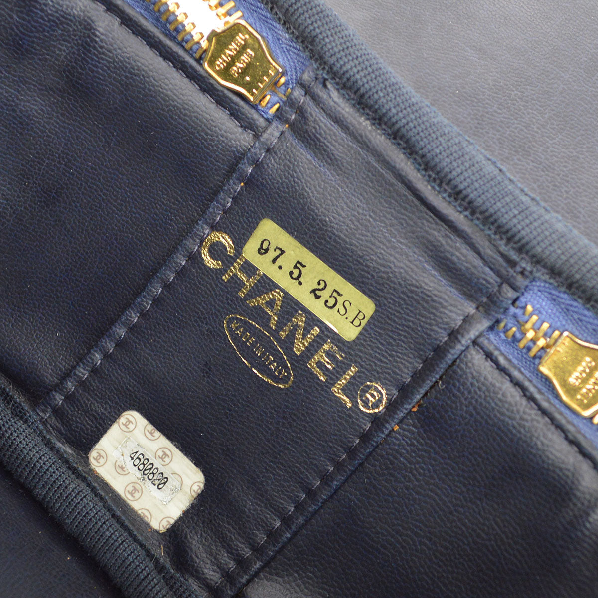 CHANEL 1997 timeless Vanity Handbag Denim 75985