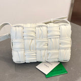 CASSETTE 28 IN WHITE SOFT LAMBSKIN Amelia
