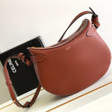 TRIOMPHE CLASSIC 25 CINNAMON BROWN CALFSKIN Amelia Amelia