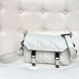 SMALL DIORCAMP BAG 23 IN WHITE CALFSKIN Amelia