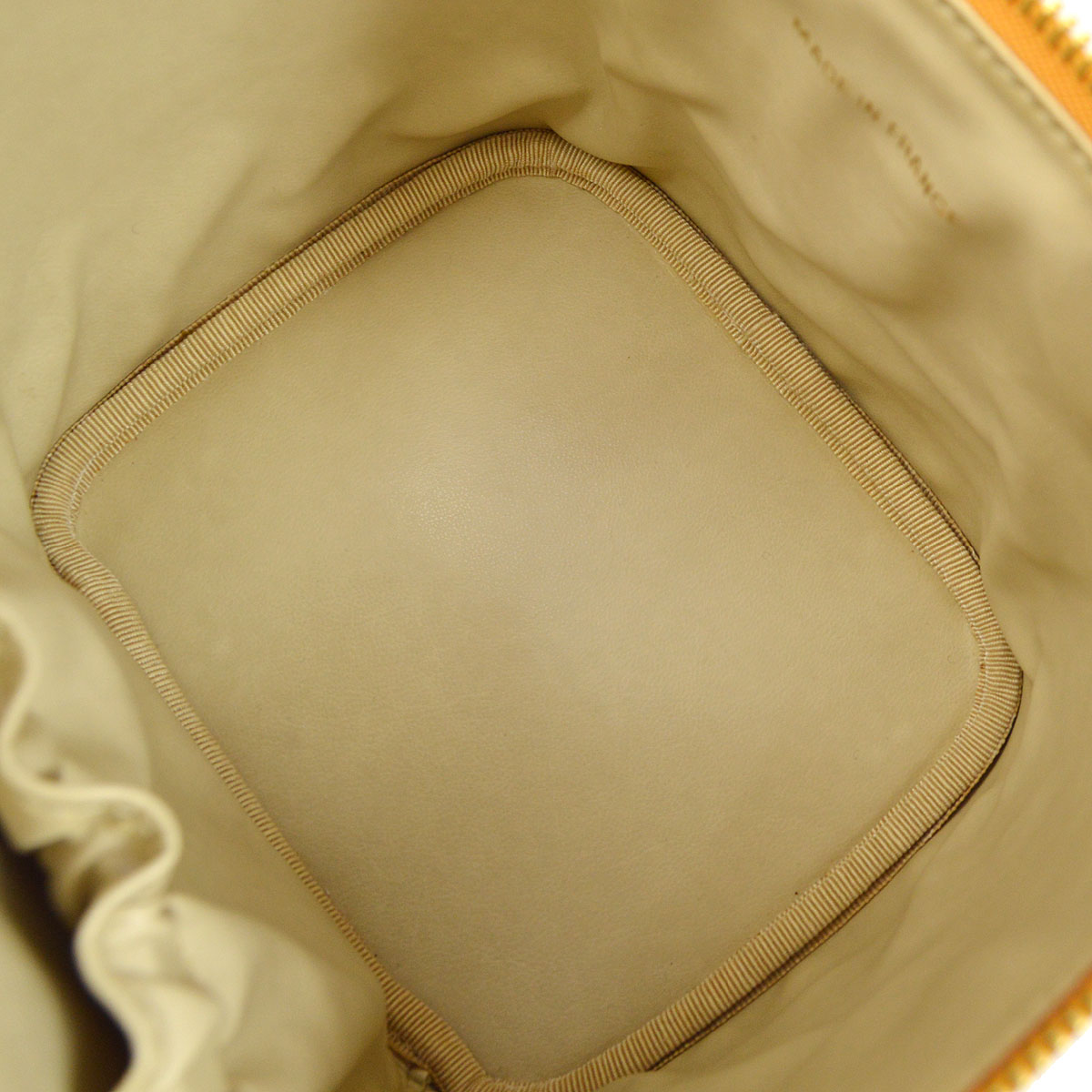 CHANEL 1997-1999 Timeless Vanity Handbag Orange Caviar 24780