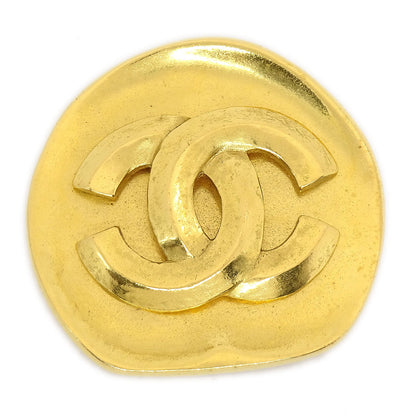 CHANEL 1996 Brooch Pin Gold 96P AK35588k