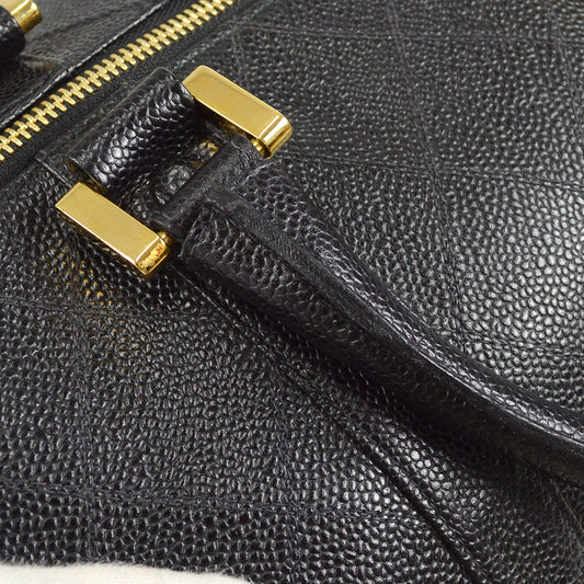 CHANEL 1997-1999 Cosmoline Boston 50 Black Caviar