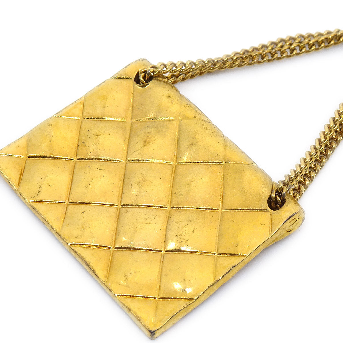 CHANEL 1994 Bag Brooch Pin Gold 29 AK35524d